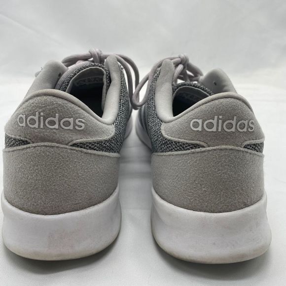 Adidas Gray Cloudfoam Lace Up Sneakers Size 8.5 - Picture 5 of 9